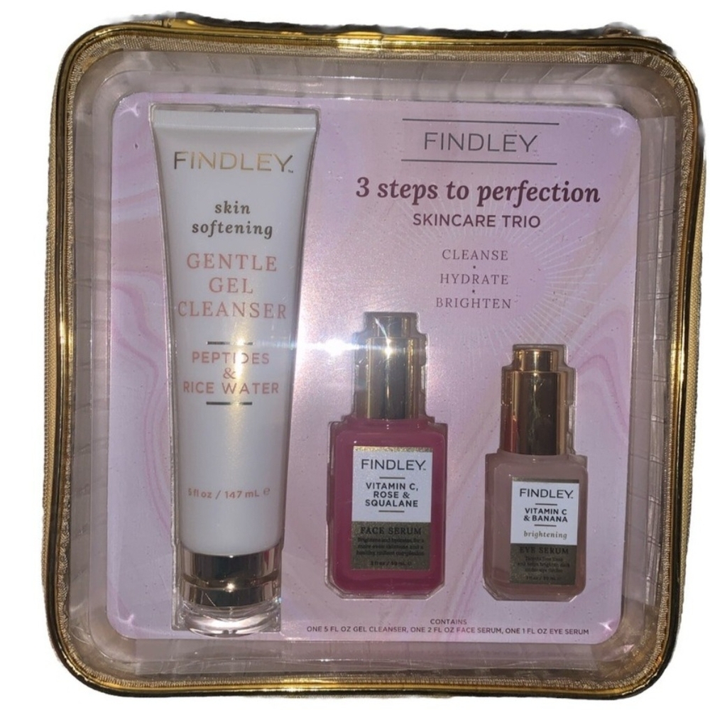 Finley Skincare Trio - Pink and Gold